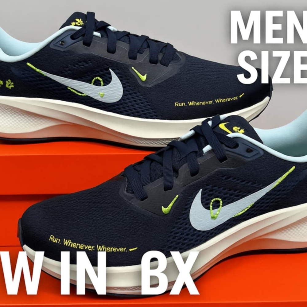 Nike Air Zoom Winflo 9 Premium Mens Running Shoes Brethable Trainers Sz 12 NEW - Picture 3 of 13